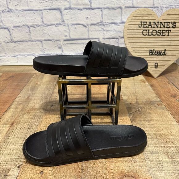 ADILETTE COMFORT SLIDES black main image 4